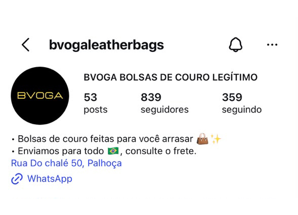 Imagem do cliente BVOGA Bolsas de Couro Legítimo